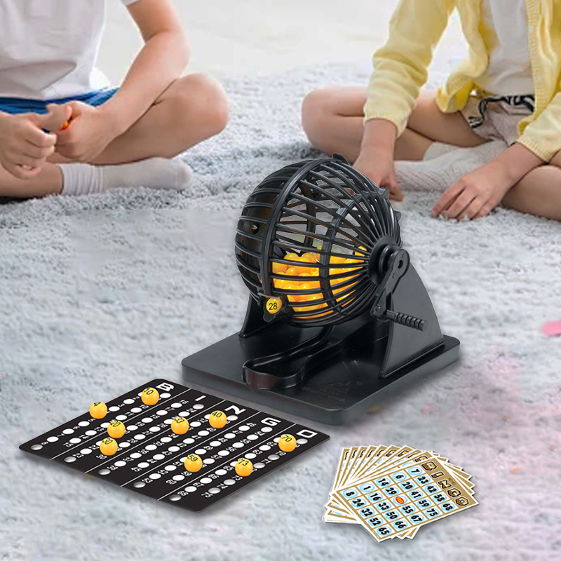 Party Games For Large Groups - Клетка для лотереи в бинго, подметальные