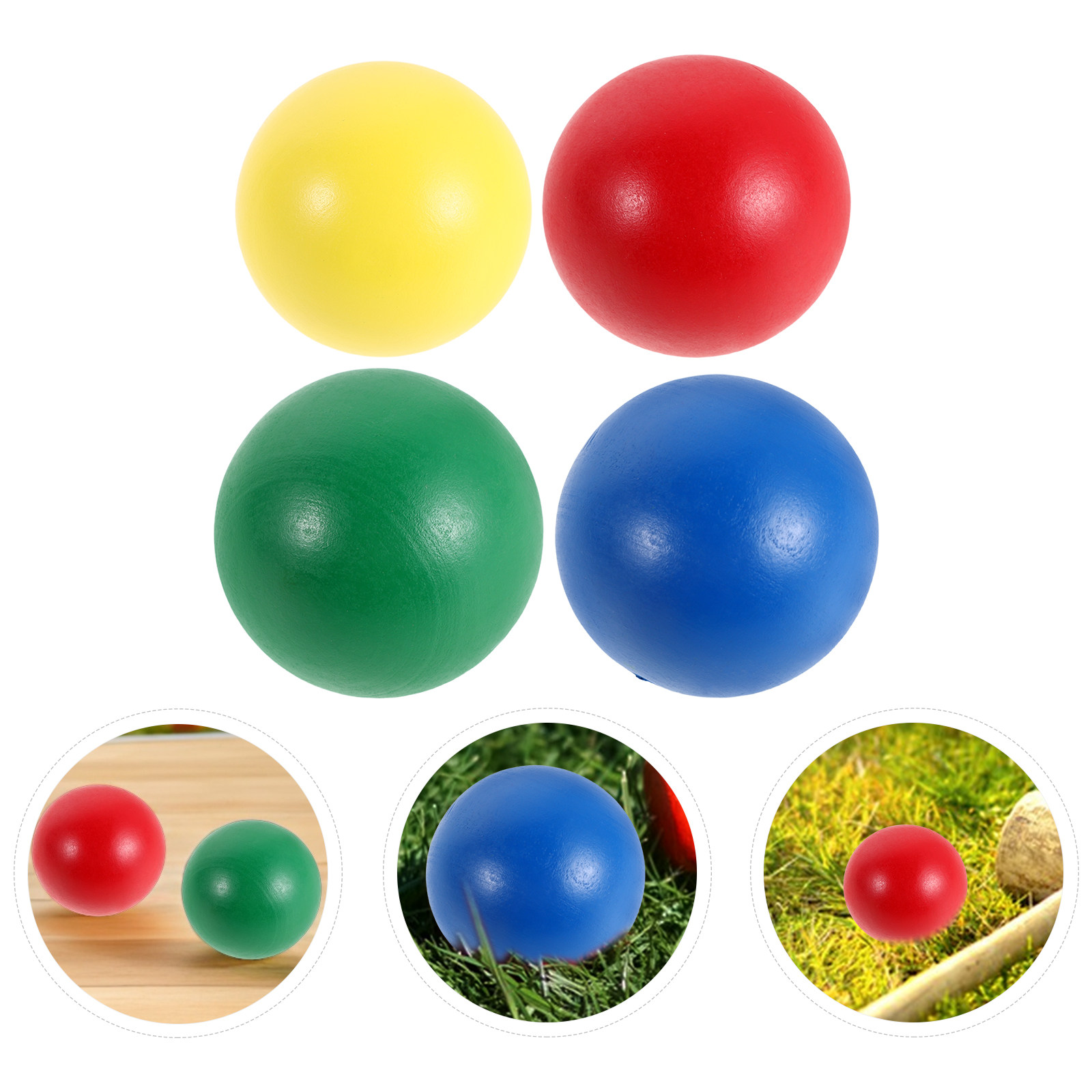 Croquet Set Lawn - 4 шт. стандартных мячей для крокета,