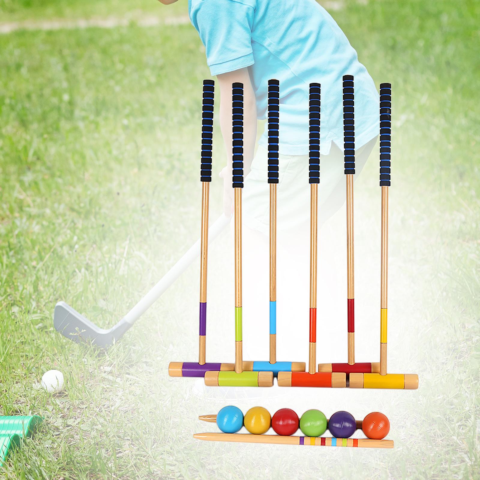 Набор для крокета на 6 игроков – обзор и цена Croquet Set Lawn