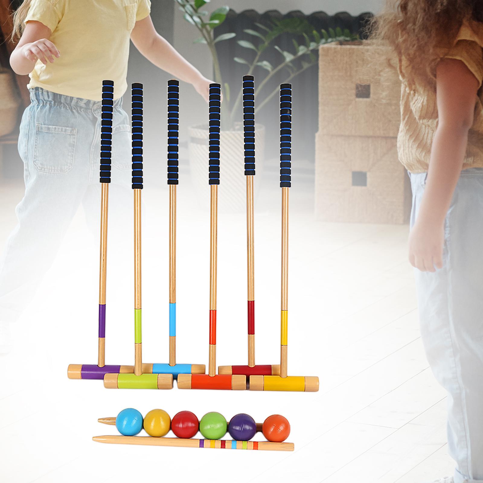 Набор для крокета на 6 игроков – обзор и цена Croquet Set Lawn