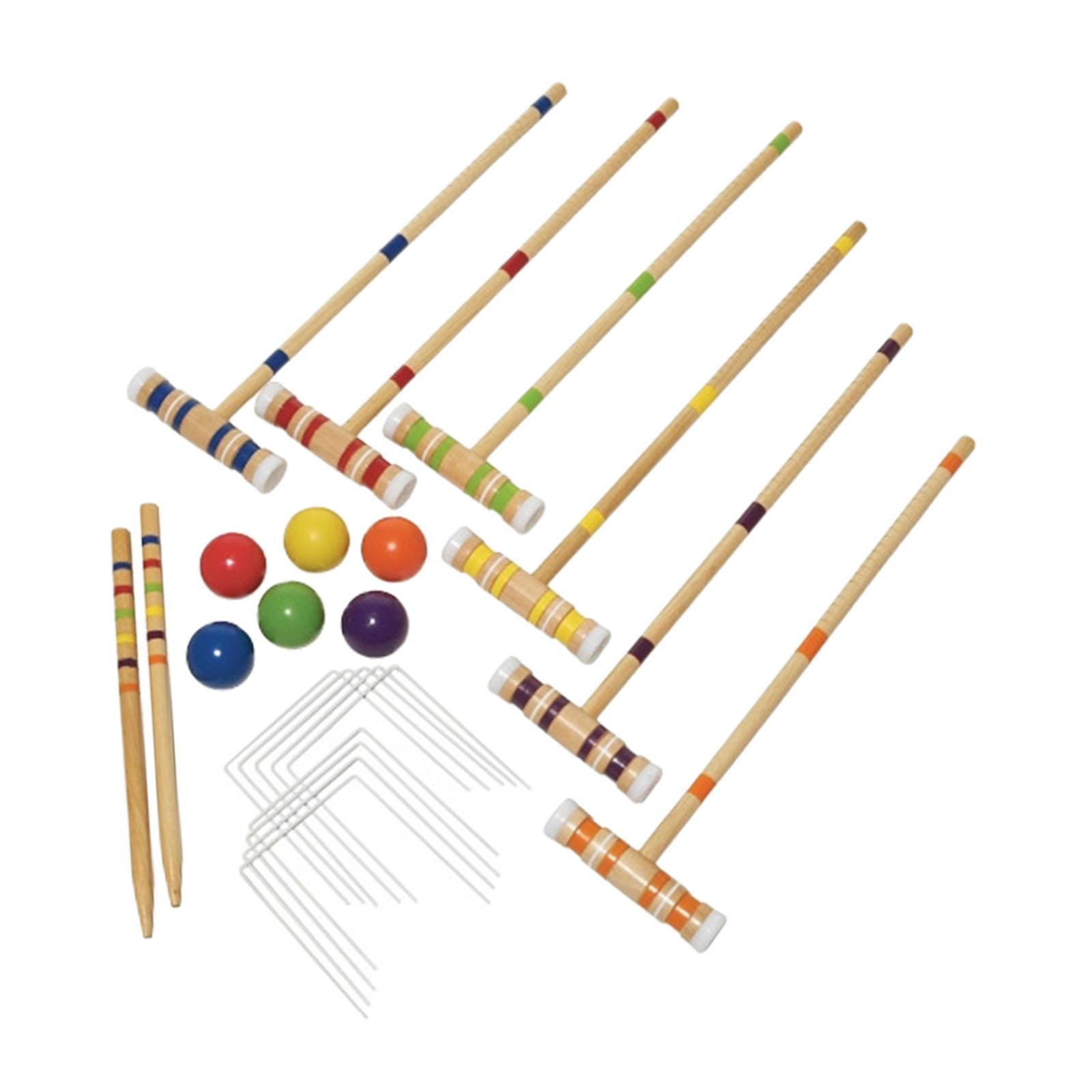 Набор для крокета на 6 игроков – обзор и цена Croquet Set Lawn