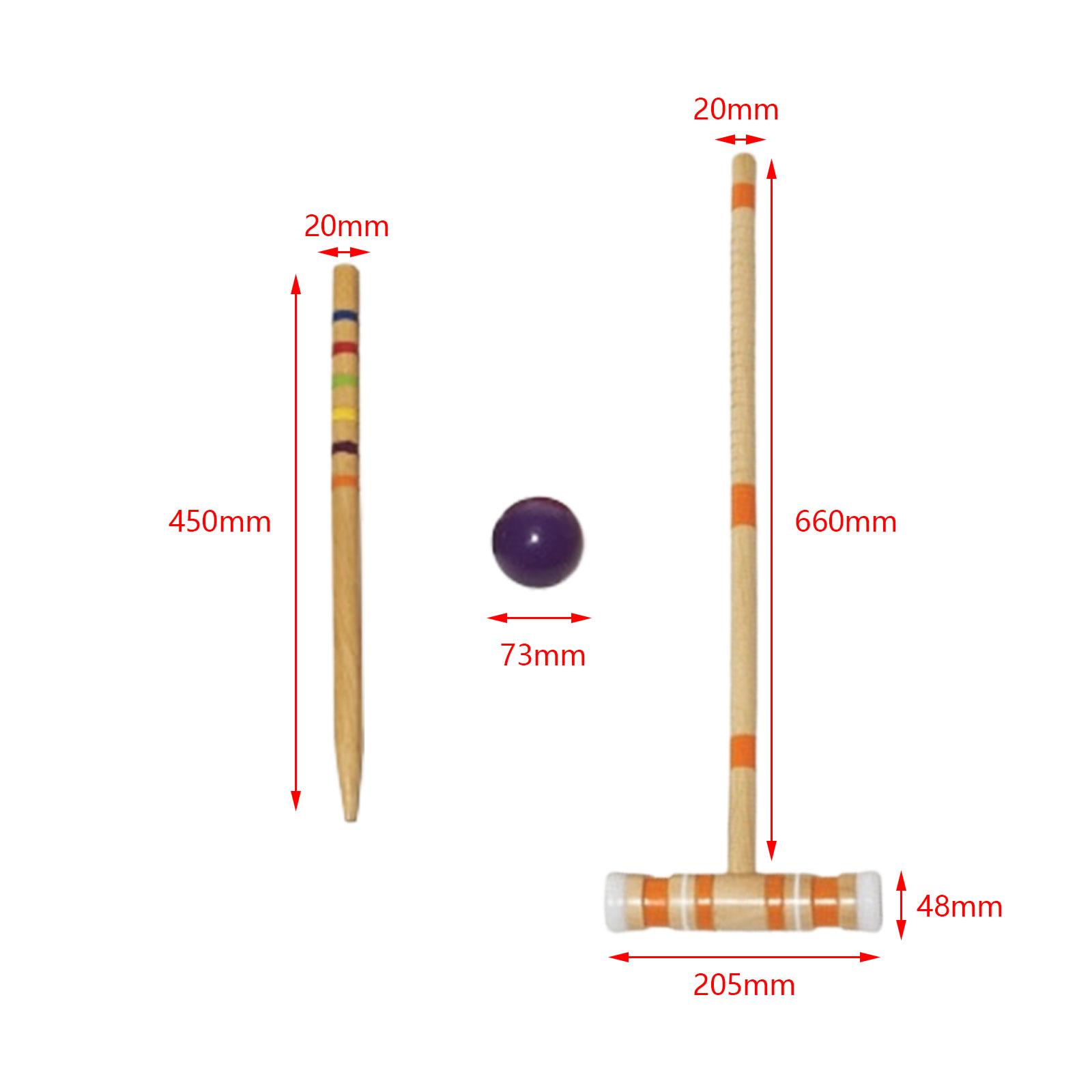Набор для крокета на 6 игроков – обзор и цена Croquet Set Lawn