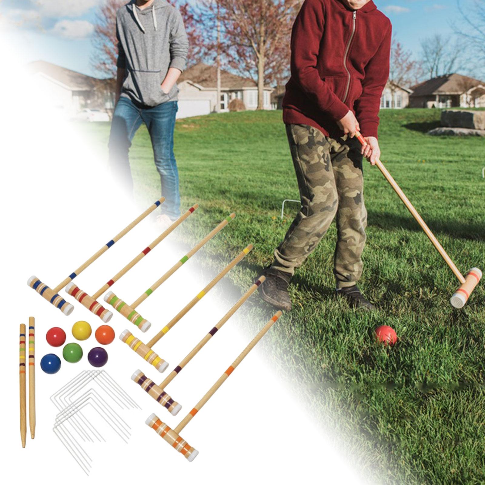 Набор для крокета на 6 игроков – обзор и цена Croquet Set Lawn