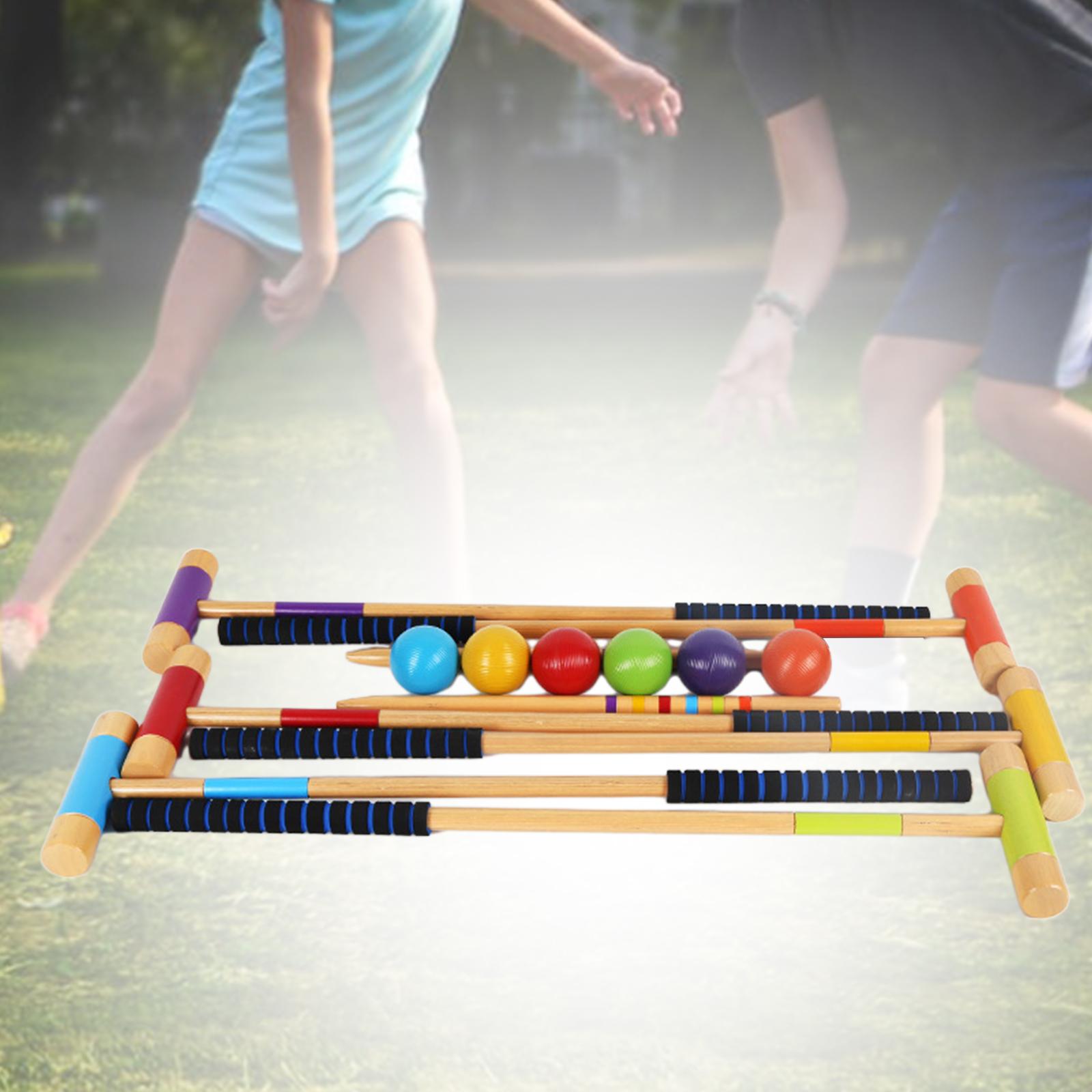 Набор для крокета на 6 игроков – обзор и цена Croquet Set Lawn