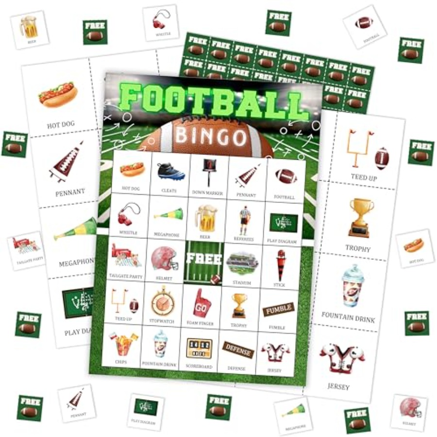 Набор для игры в бинго на футб – обзор и цена Party Games For Large Groups
